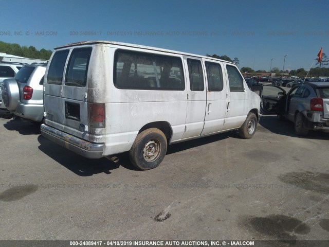 1FMEE11H2THB46953 - 1996 FORD ECONOLINE E150 WHITE photo 4