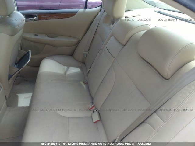 JTHBA30GX55124869 - 2005 LEXUS ES 330 GOLD photo 8