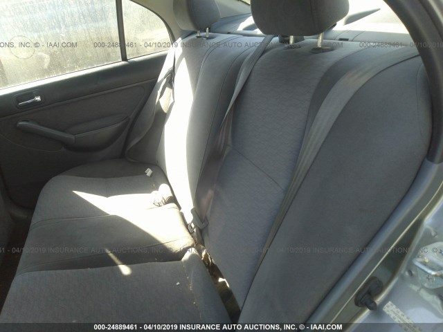 JHMES96665S023325 - 2005 HONDA CIVIC HYBRID GRAY photo 8