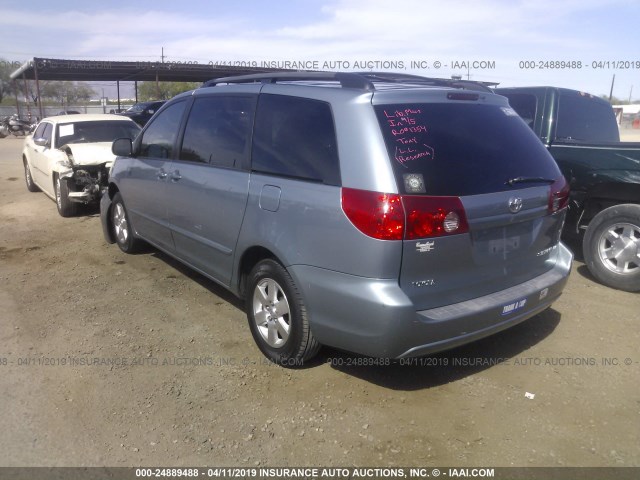 5TDZA23C26S535293 - 2006 TOYOTA SIENNA CE/LE Light Blue photo 3