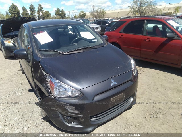 ML32A3HJ2FH009722 - 2015 MITSUBISHI MIRAGE DE GRAY photo 1