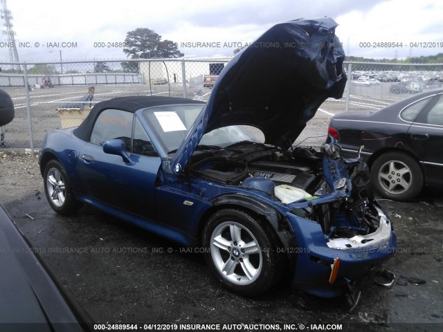 4USCH9343YLG03198 - 2000 BMW Z3 2.3 BLUE photo 1