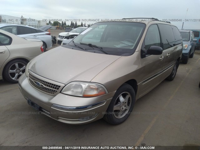 2FMDA534XXBC07235 - 1999 FORD WINDSTAR SEL GOLD photo 2