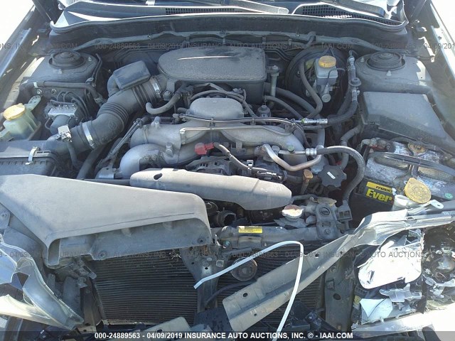 JF1GE61668H518123 - 2008 SUBARU IMPREZA 2.5I GRAY photo 10