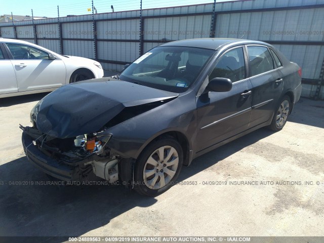 JF1GE61668H518123 - 2008 SUBARU IMPREZA 2.5I GRAY photo 2