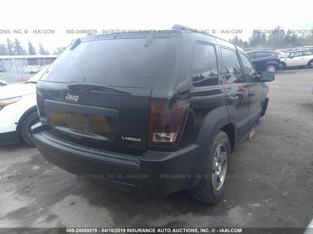 1J4GR48K55C724977 - 2005 JEEP GRAND CHEROKEE LAREDO/COLUMBIA/FREEDOM 黑色 照片 4