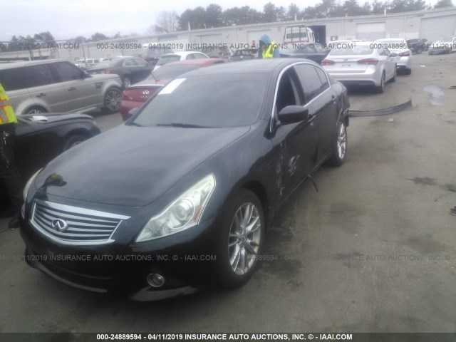 JN1CV6AR5BM352004 - 2011 INFINITI G37 BLACK photo 2