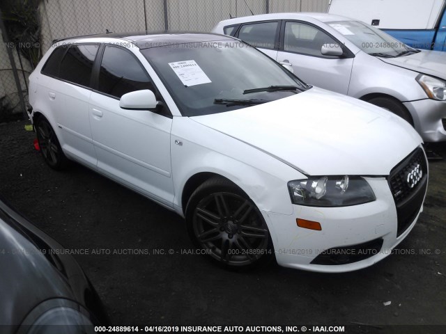 WAUHF78P98A112181 - 2008 AUDI A3 2.0 WHITE photo 1