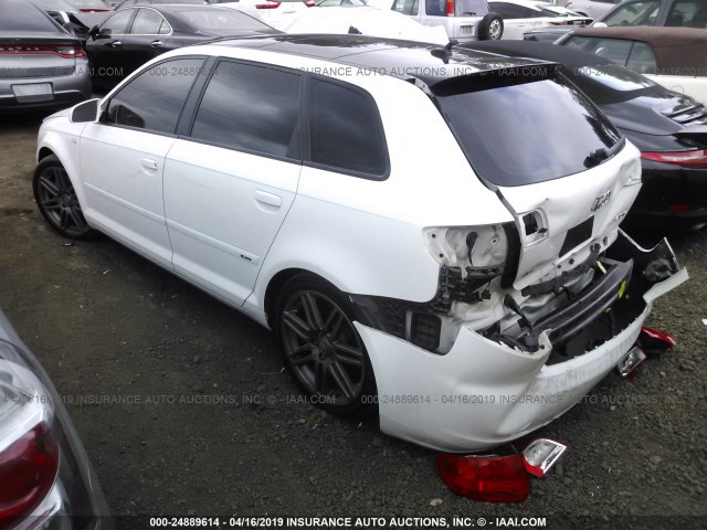 WAUHF78P98A112181 - 2008 AUDI A3 2.0 WHITE photo 3