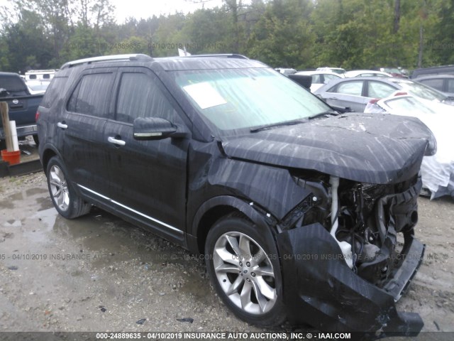 1FMHK7D84CGA54611 - 2012 FORD EXPLORER XLT BLACK photo 1