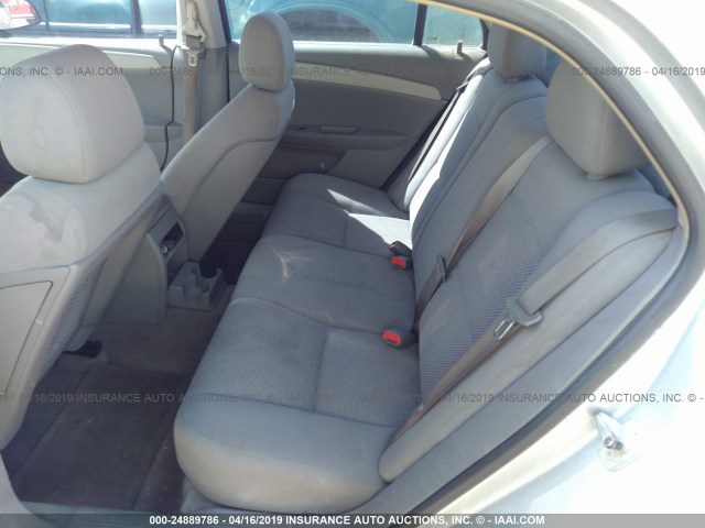 1G1ZH57B99F252501 - 2009 CHEVROLET MALIBU 1LT 银色 照片 8