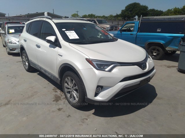 JTMDJREV0GD054747 - 2016 TOYOTA RAV4 HV LIMITED WHITE photo 1