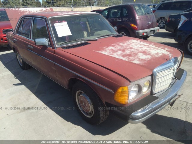 WDBAB23A5CB293335 - 1982 MERCEDES-BENZ 240 D RED photo 1