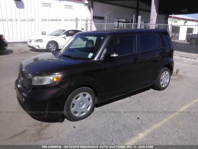 JTLKE50EX81009074 - 2008 TOYOTA SCION XB 栗色 照片 2