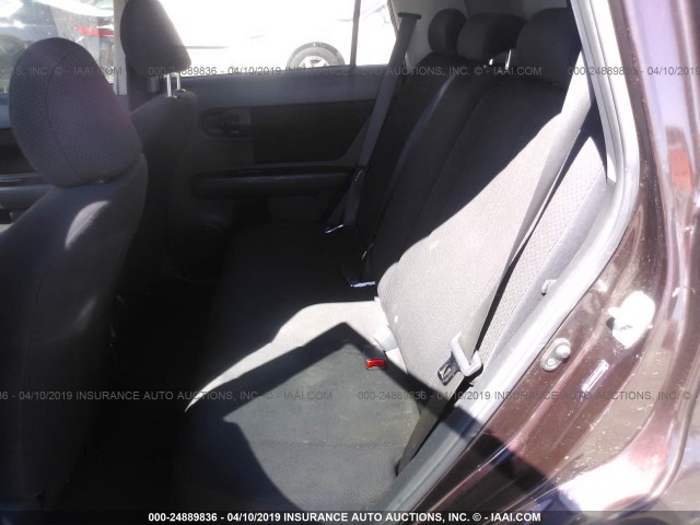 JTLKE50EX81009074 - 2008 TOYOTA SCION XB 栗色 照片 8