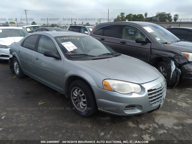 1C3EL46X44N282567 - 2004 CHRYSLER SEBRING LX GREEN photo 1