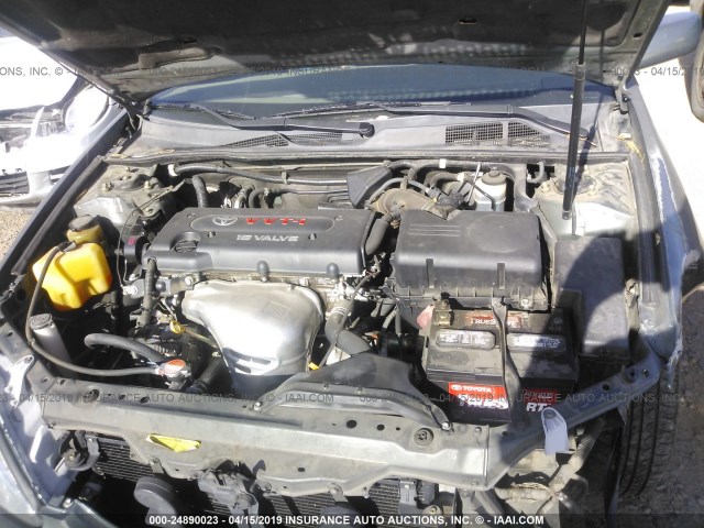 JTDBE32K840271761 - 2004 TOYOTA CAMRY LE/XLE GREEN photo 10