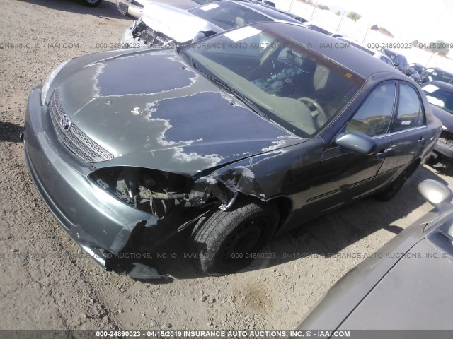 JTDBE32K840271761 - 2004 TOYOTA CAMRY LE/XLE GREEN photo 2