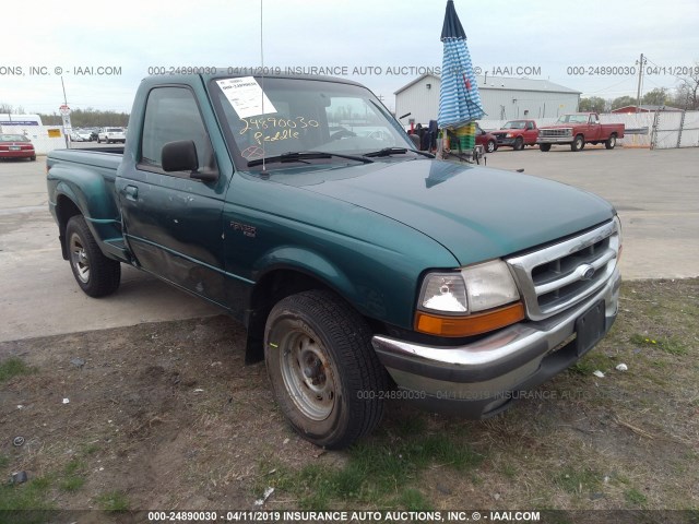 1FTYR10C6WPA60230 - 1998 FORD RANGER GREEN photo 1