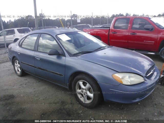 1FAFP55UXYA251747 - 2000 FORD TAURUS SES BLUE photo 1