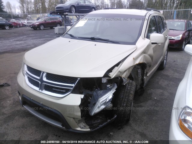 3D4PG1FGXBT541196 - 2011 DODGE JOURNEY MAINSTREET GOLD photo 2