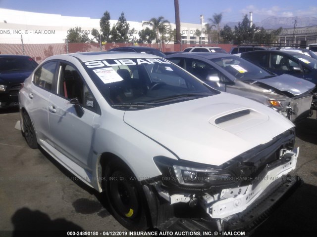 JF1VA2W60J9839692 - 2018 SUBARU WRX STI/LIMITED WHITE photo 1