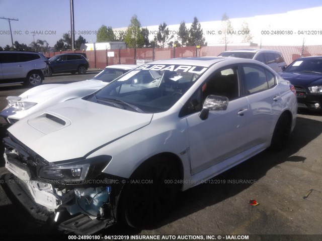 JF1VA2W60J9839692 - 2018 SUBARU WRX STI/LIMITED WHITE photo 2