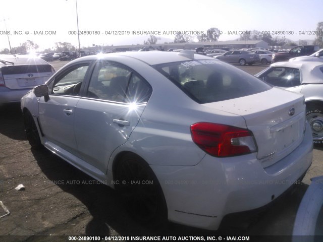 JF1VA2W60J9839692 - 2018 SUBARU WRX STI/LIMITED WHITE photo 3