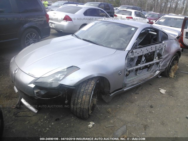 JN1AZ34D14M101879 - 2004 NISSAN 350Z COUPE SILVER photo 2