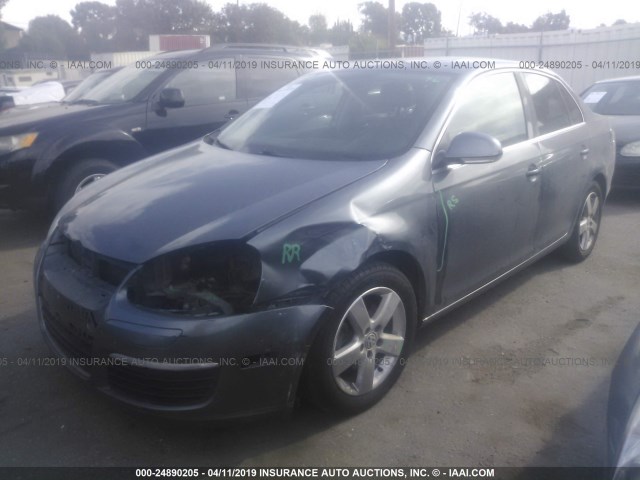 3VWRZ71K48M085775 - 2008 VOLKSWAGEN JETTA SE/SEL GRAY photo 2