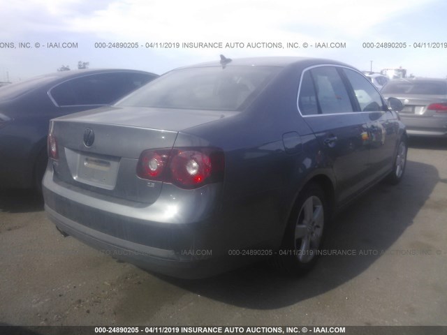 3VWRZ71K48M085775 - 2008 VOLKSWAGEN JETTA SE/SEL GRAY photo 4