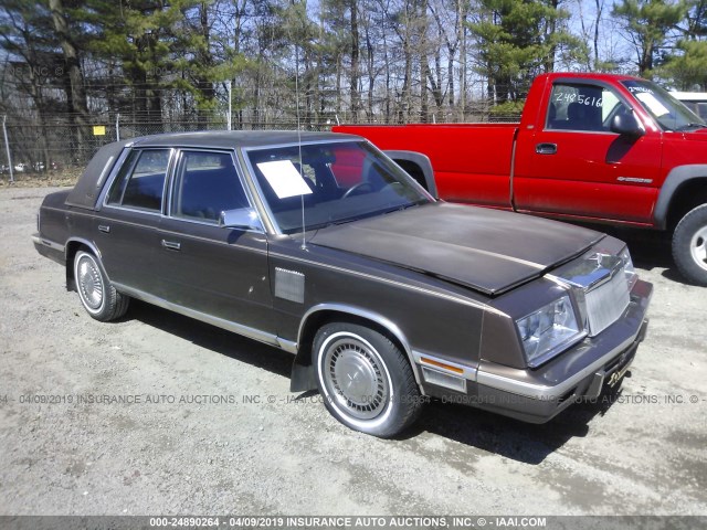 1C3BT56G9EC206638 - 1984 CHRYSLER NEW YORKER BROWN photo 1