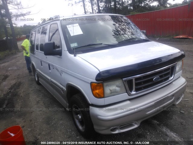 1FDRE14L34HA15453 - 2004 FORD ECONOLINE E150 VAN WHITE photo 1