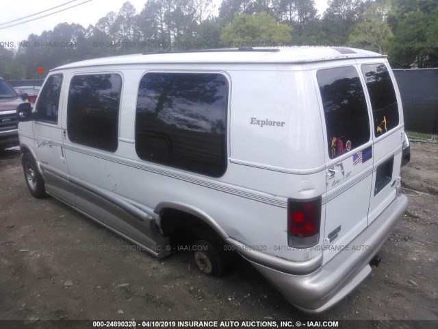 1FDRE14L34HA15453 - 2004 FORD ECONOLINE E150 VAN WHITE photo 3