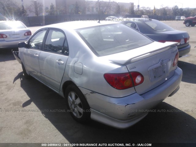 1NXBR32E64Z298038 - 2004 TOYOTA COROLLA CE/LE/S SILVER photo 3