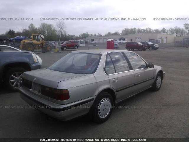 1HGCB7658LA103783 - 1990 HONDA ACCORD LX/EX SILVER photo 4