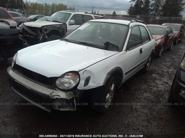 JF1GG68572H821068 - 2002 SUBARU IMPREZA OUTBACK SPORT WHITE photo 2