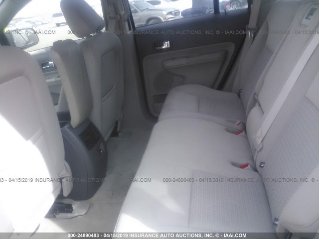 2FMDK3GC6ABA44870 - 2010 FORD EDGE SE WHITE photo 8