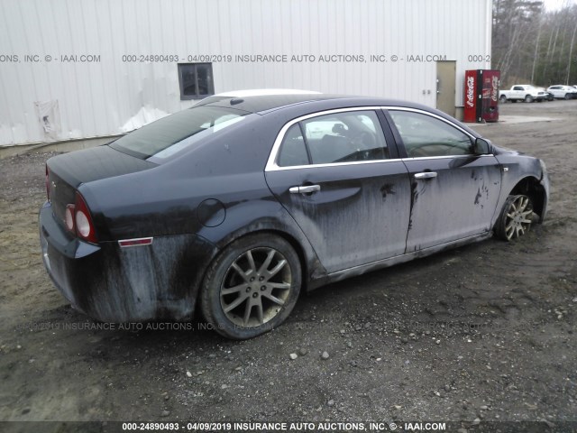 1G1ZK577584259971 - 2008 CHEVROLET MALIBU LTZ BLACK photo 4