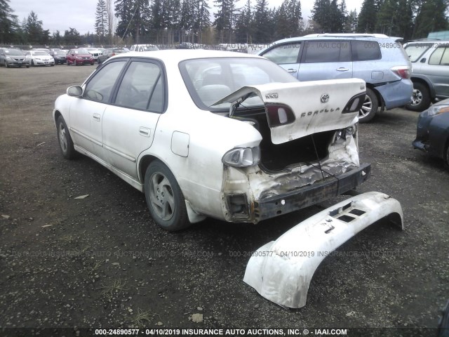 1NXBR18E0XZ157093 - 1999 TOYOTA COROLLA VE/CE/LE WHITE photo 3