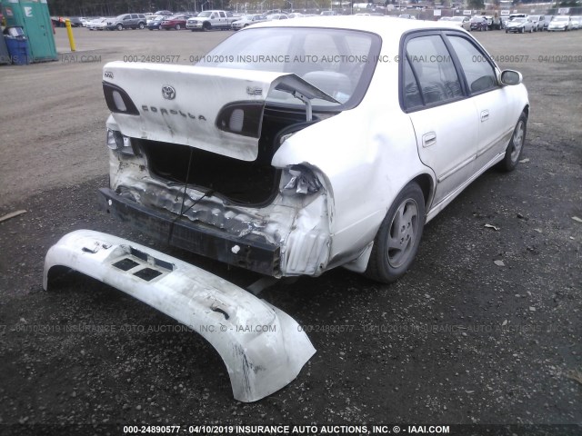 1NXBR18E0XZ157093 - 1999 TOYOTA COROLLA VE/CE/LE WHITE photo 4