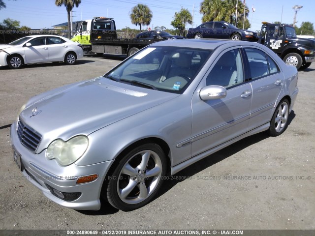 WDBRF52H86F771171 - 2006 MERCEDES-BENZ C GENERATION 2006 230 银色 照片 2