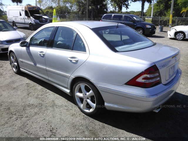 WDBRF52H86F771171 - 2006 MERCEDES-BENZ C GENERATION 2006 230 银色 照片 3