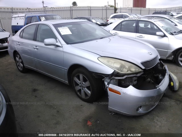 JTHBA30G155110388 - 2005 LEXUS ES 330 SILVER photo 1