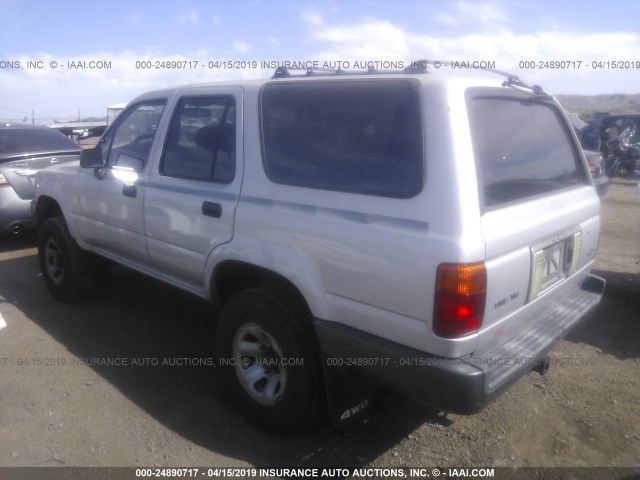 JT3VN39W4M8013183 - 1991 TOYOTA 4RUNNER VN39 SR5 SILVER photo 3