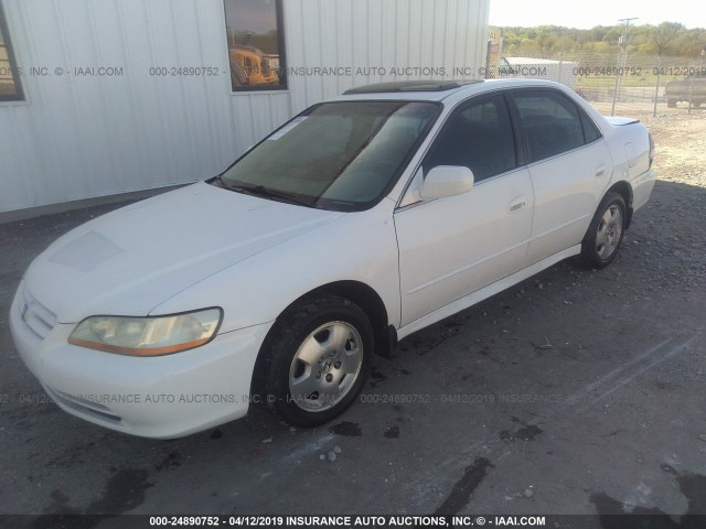 1HGCG16581A066259 - 2001 HONDA ACCORD EX WHITE photo 2