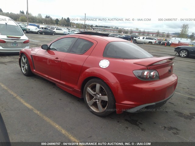 JM1FE173240122964 - 2004 MAZDA RX8 RED photo 3