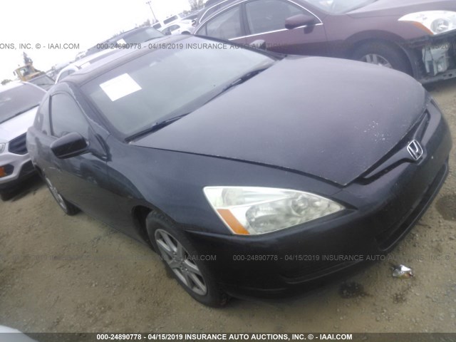 1HGCM82673A006458 - 2003 HONDA ACCORD EX BLACK photo 1