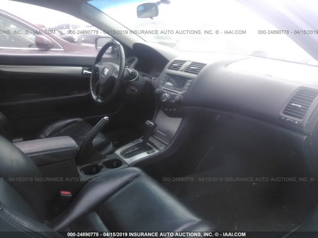 1HGCM82673A006458 - 2003 HONDA ACCORD EX BLACK photo 5