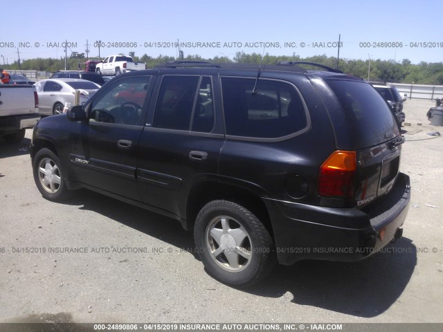 1GKDS13S522311708 - 2002 GMC ENVOY BLACK photo 3